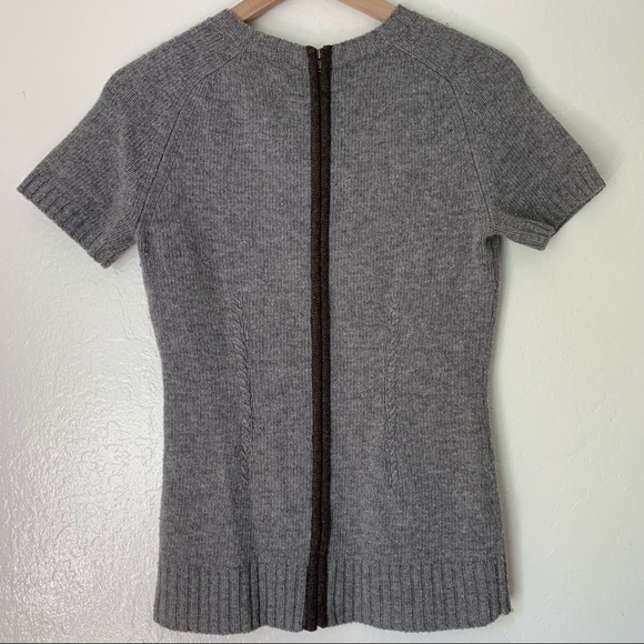 BCBG Max Azria Back Zipper Wool Sweater - size S - Picture 2 of 11